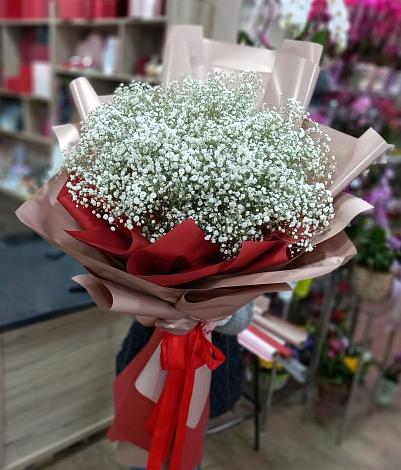 Букет цветов из: Гипсофила в Великий двор