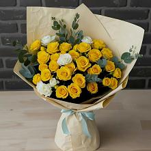 Букет цветов из:  Розы в Великий двор