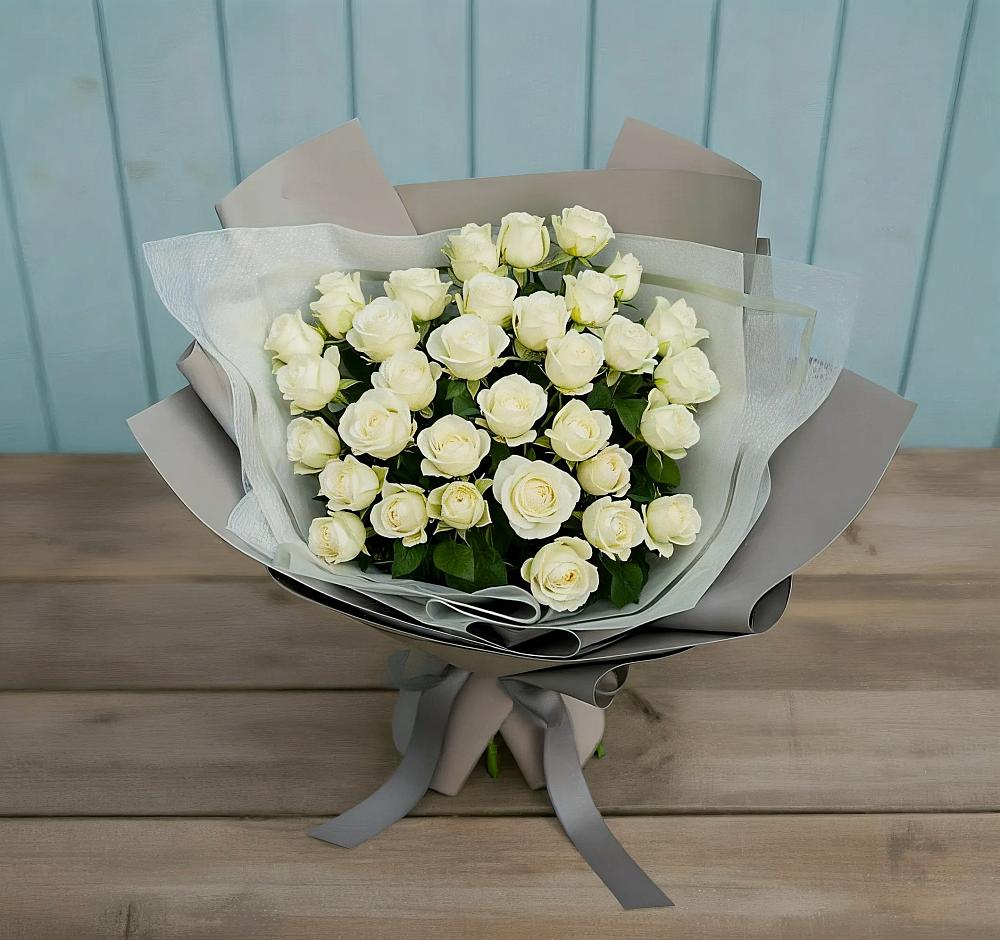 Букет Белоснежная нежность в Великий двор