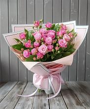 Букет Розовый кустик в Великий двор