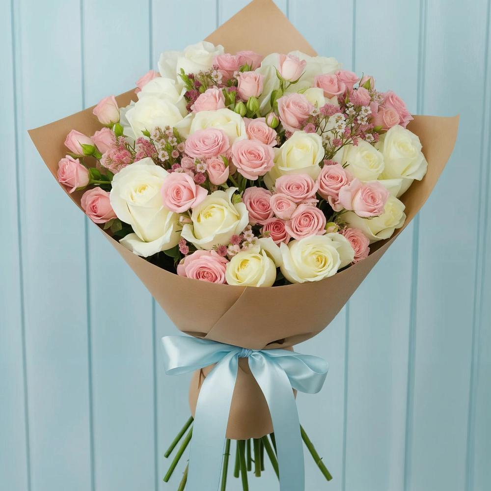Букет цветов из: Розы в Великий двор