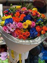Букет цветов из:  Розы и Хризантемы #REPLACE_PRED# Великий двор