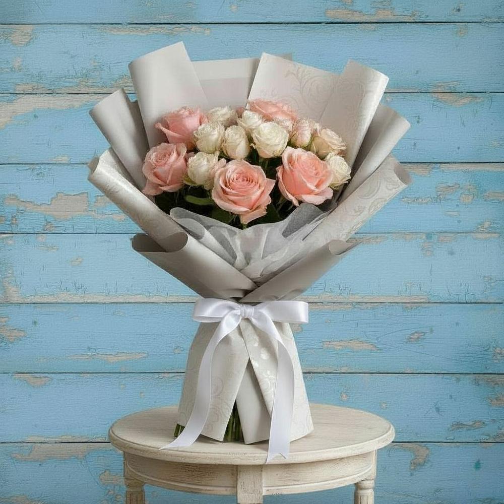 Букет цветов из: Розы в Великий двор