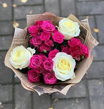 Букет цветов из:  Розы #REPLACE_PRED# Великий двор