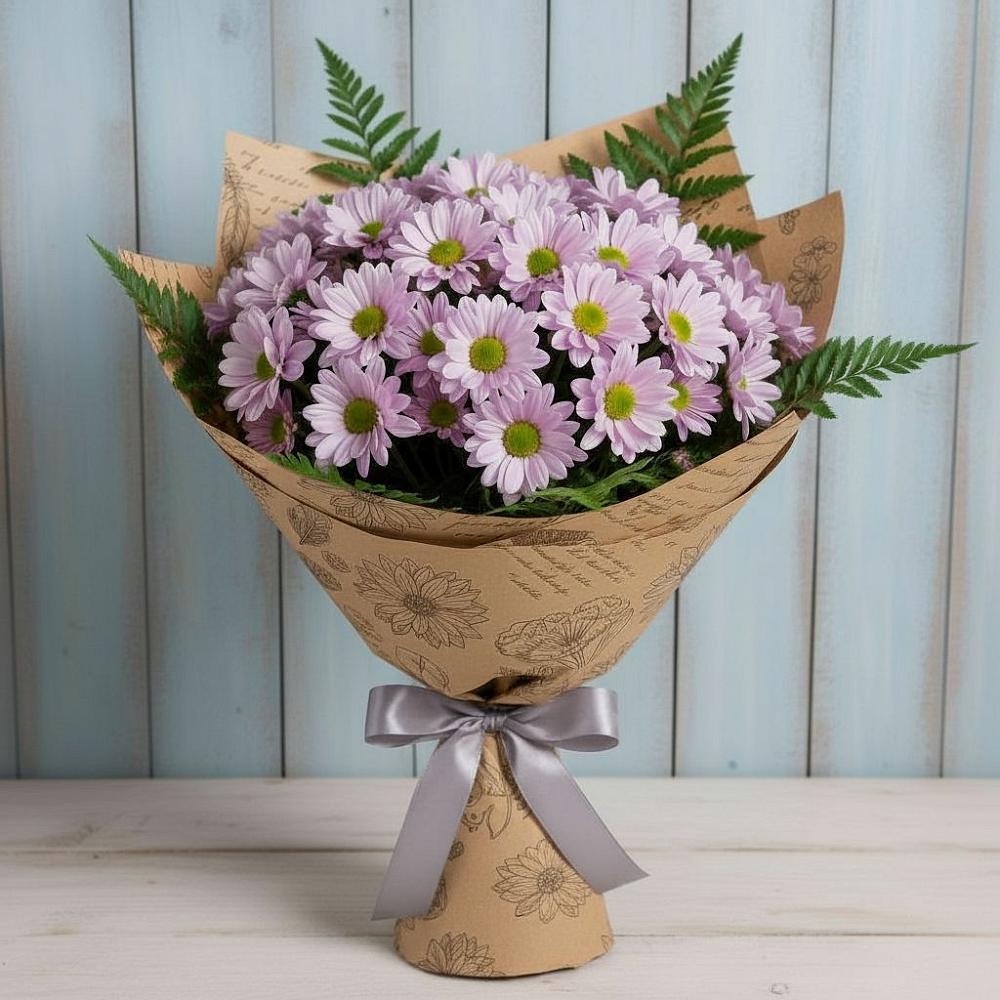 Букет цветов из: Хризантемы в Великий двор