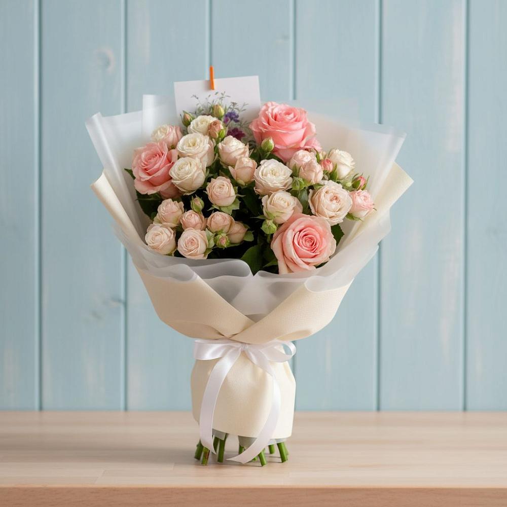 Букет цветов из: Розы в Великий двор