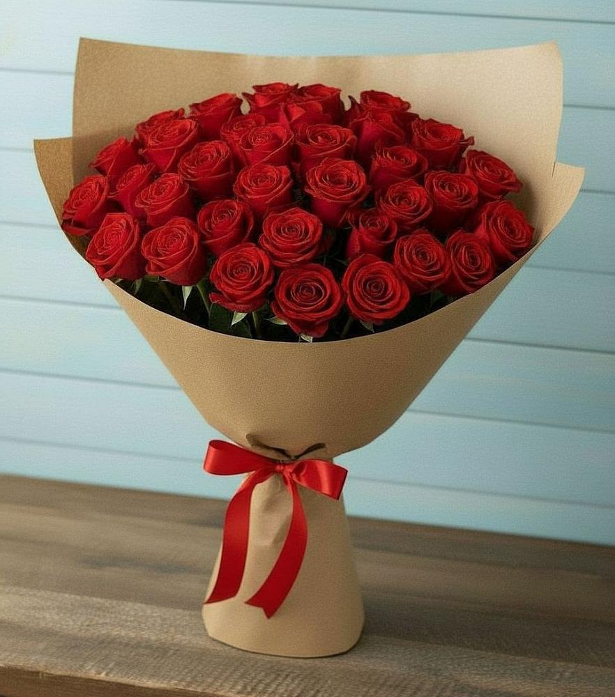 Букет Красные розы Милано в Великий двор