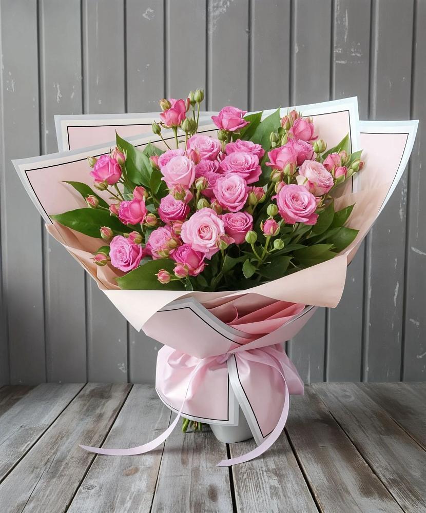 Букет Розовый кустик в Великий двор