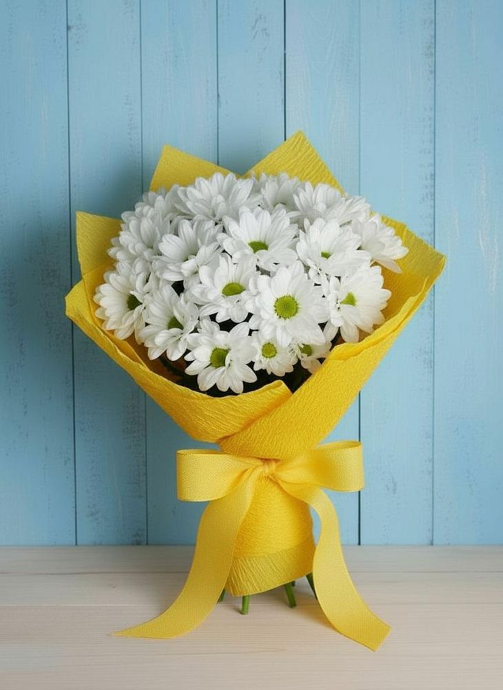 Букет цветов из: Хризантемы в Великий двор