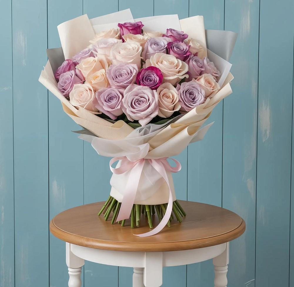 Букет цветов из: Розы в Великий двор