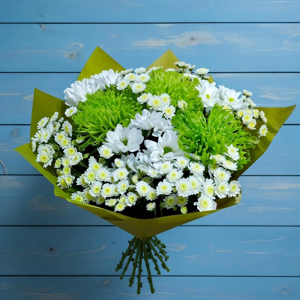 Букет цветов из: Хризантемы в Великий двор