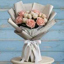Букет цветов из:  Розы в Великий двор