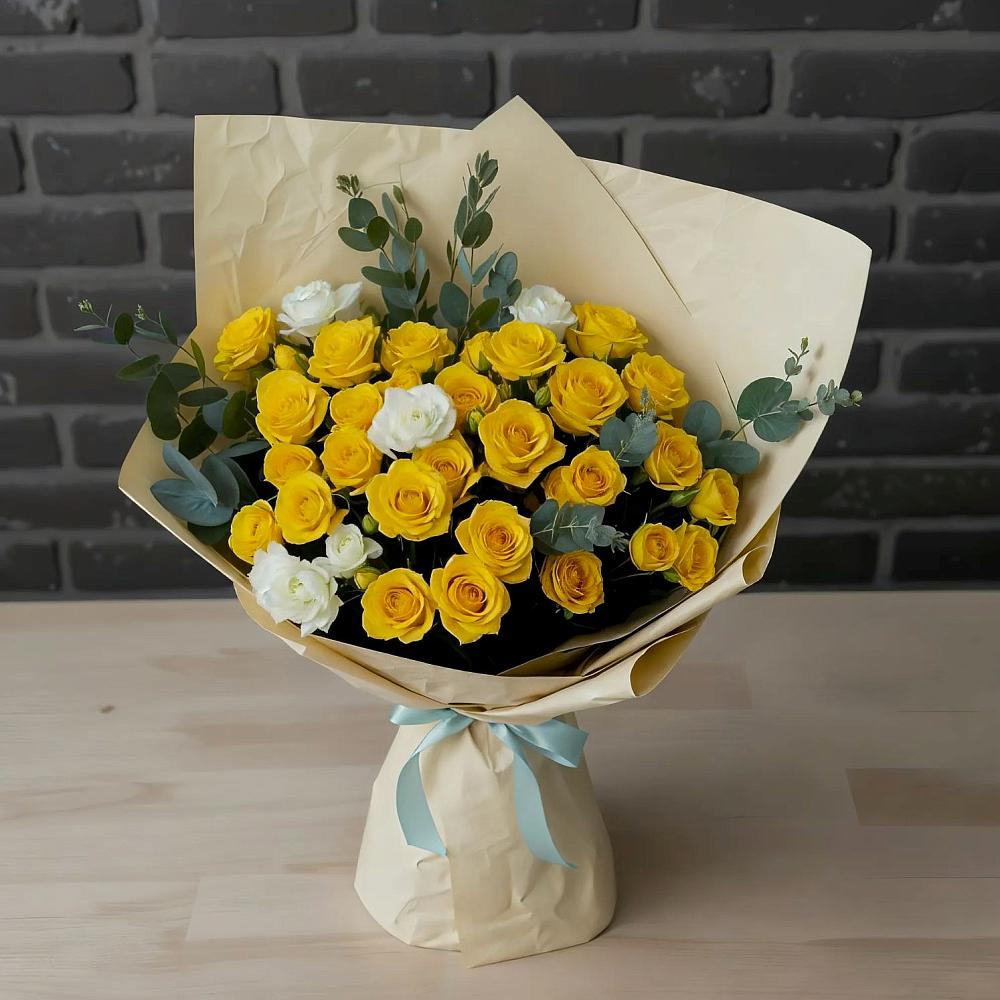 Букет цветов из: Розы в Великий двор
