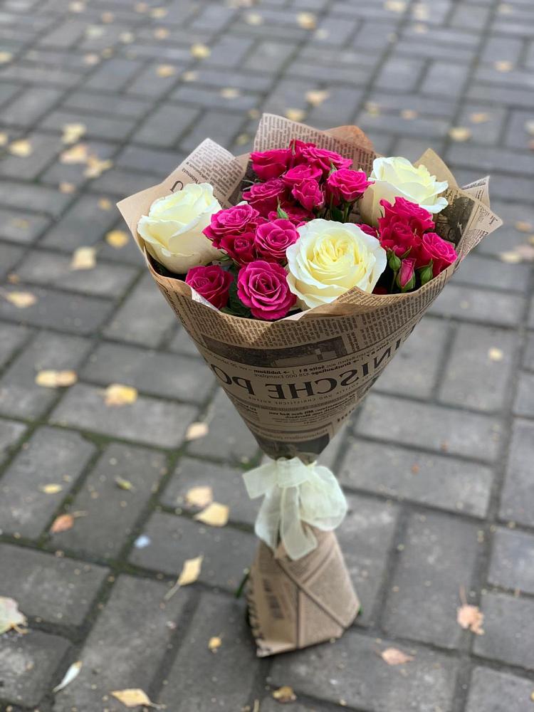 Букет цветов из: Розы в Великий двор