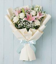 Букет цветов из:  Лилии в Великий двор