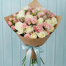 Букет цветов из:  Розы в Великий двор